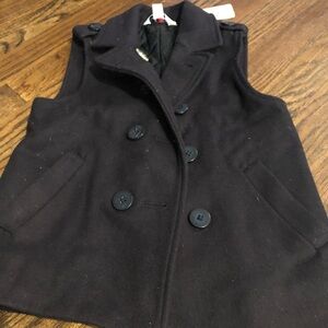Beautiful brooks brothers vest 👦👨‍💻 navy S fleece